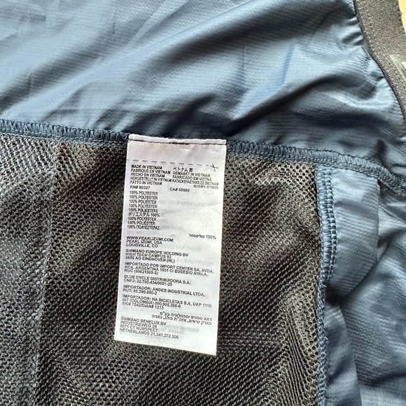 Pearl Izumi Men’s Quest convertible jacket M size blue - Picture 9 of 11